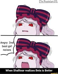 When Shalltear Realizes Beta Is Better Ifunny Anime Funny Anime Memes Anime Chibi