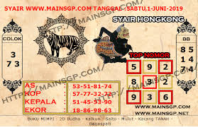 Code Syair Togel 1 Mei 2019 Mainsgp Com Buku Singapura Singa