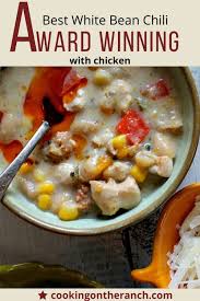 Award Winning White Bean Chicken Chili Creamy And Hearty Recipe In 2020 Best Chicken Recipes Mexican Food Recipes Easy White Bean Chicken Chili