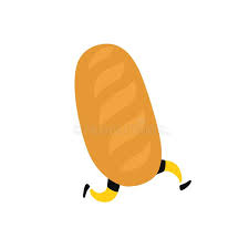 Boulangerie à neuilly sur seine. Illustration D Un Caractere Courant Pain De Pain Vecteur Long Pain Croustillant Fonctionnant Avec Des Jambes Ic Ne Pour Le Site S Illustration De Vecteur Illustration Du Delicieux Pattes 154334652