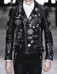 130186 Leather Jacket Men Style Punk Jackets Punk Fashion
