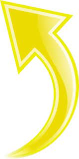 Arrow Curved Yellow Up Curved Arrow Arrow Symbols