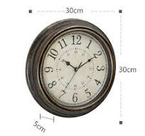 12 Inch Silent Wall Clock Antique Shabby Art Style Creative Retro Quartz  Clocks Vintage Horloges Reloj Pared Klok Living Room - AliExpress