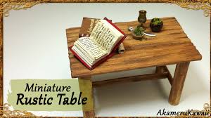 Rustic Miniature Table Simple Wood Tutorial Woodworking Techniques Woodworking Lamp Woodworking Designs