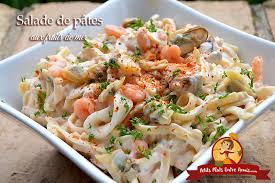 Bien laver les oranges les presser et récupérer un peu de zeste (j'ai pris le zeste d'une orange). Salade De Pates Aux Fruits De Mer Petits Plats Entre Amis