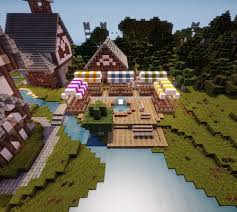 15 brilliant minecraft house ideas. Minecraft Cute Shops With Different Colored Covers Cute Minecraft Houses Minecraft Shops Minecraft Plans