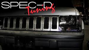 specdtuning installation video 1993 1998 jeep grand cherokee headlights youtube