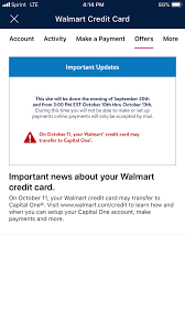 If you talk to a representative, a $10 fee will apply. New Walmart Credit Partner Capital One Myfico Forums 5402339