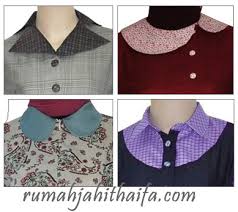 10 jenis kerah kemeja yang bisa kalian gunakan agar tampil kece dan stylist. Detail Baju Kerah Kraag Collar Rumah Jahit Haifa