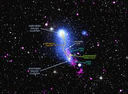 Galaxy is a former provider of pay television programming in australia via satellite and wireless cable delivery methods. Esa A Bent Bridge Between Two Galaxy Clusters