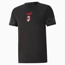 Milan or simply milan, is a professional football club in milan, italy, founded in 1899. Ac Milan Ftblculture Herren Fussball T Shirt Ii Puma Black Tango Red Puma Herren Kollektion Puma Deutschland