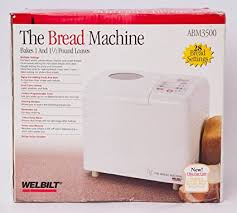 Cuisinart details wae up to the smell of freshly baed bread with this programmable bread machine. Amazon Com Welbilt Bread Machine Abm3500 Kitchen Dining