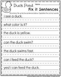 Kindergarten Worksheets For May Planning Playtime Writing Sentences Worksheets Sentences Kindergarten Kindergarten Writing