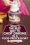 Can you grate an onion in a food processor?