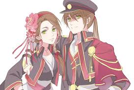 Hd Wallpaper Anime Original Boy Braid Brown Hair Flower Girl Green Eyes Wallpaper Flare Brown is the new blonde. anime original boy braid brown hair