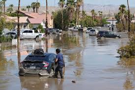 Rains from Tropical Storm Hilary swamp roads, trap cars and flood buildings in  California and Mexico - Anchorage Daily News