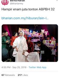 #abpbh2019 you have a whole malaysian who is now a kpop idol yet you miss the golden opportunity. Hampir 6 Juta Tonton Abpbh 32