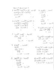 100% free trigonometry worksheets with answer keys. Practice Problems W Answers Pre U2014calcuiusfl U2018rig3 Name 7 2 And 7 5 Review Block Date Verify The Following Trigonometric Identities 1 1 1 1 Zwzl 3002 Course Hero