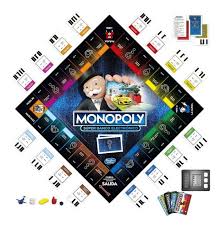 •realice pagos y rastree efectivo con las. Juego De Mesa Monopoly Super Banco Electronico Mercado Libre