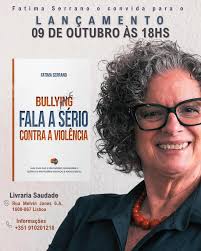 Olá! É com enorme alegria que o(a) convido para o lançamento do meu livro:  Bullying: Fala a Sério Contra a Violência Guia para pais e educadores  quebrarem o silêncio e protegerem crianças