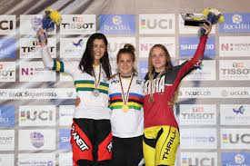 Shriever jumped out to an early lead in her first olympics and held off pajon at the finish, winning by.09 seconds. Bethany Shriever 2017 Worlds Podium Uci Fifteen