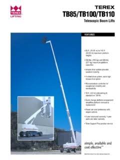 Terex TB85 Aerial Lift