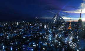 Guilty crown wallpaper and high quality picture gallery on minitokyo. Hd Wallpaper Cityscape Night Guilty Crown Anime Tokyo Building Exterior Wallpaper Flare