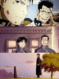 Roy Mustang Maes Hughes Fullmetal Alchemist Brotherhood Fullmetal Alchemist Anime