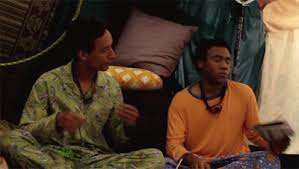 Light blankets, spare sheets, beach towels, and tablecloths. Troy Barnes Gif Find On Gifer