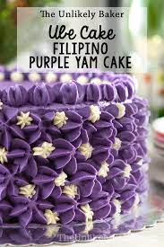 ube cake filipino purple yam cake ube cake purple yam yam cake