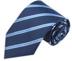 Light Blue Striped Tie On Dark Blue Background The Gentleman Shoppe