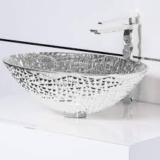 de medici ice oval silver crystal