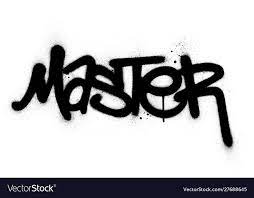 Graffiti Master Word Sprayed In Black Over White Vector Image Sponsored Word Sprayed Graffiti Master Ad Graffiti Words Graffiti Graffiti Lettering