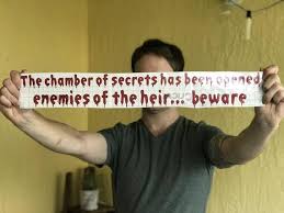 The chamber of secrets has been opened. Enemies Of The Heir Beware Decal Etsy