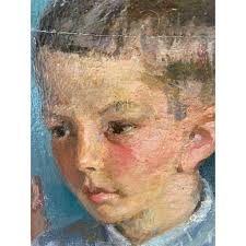 Portrait of Young Boy by Greta Allen (B.1881-1963)