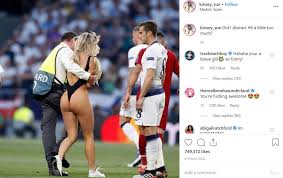 Streaker kinsey wolanski issued champions league gift after madrid ejection. Champions League Final Streaker Speaks Out After She Is Released Sportbible