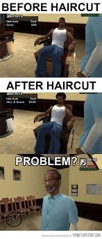 San Andreas Logic Haircut Funny Funny Memes Gta Funny