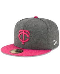 Minnesota Twins New Era 5950 Graphite Fuchsia Mother S Day Fitted Hat Size 7 5 8 Newera Minnesotatwins Fitted Hats Minnesota Twins Minnesota Twins Baseball
