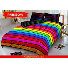 Spesifikasi sprei kintakun evora menggunakan kain cvc dan diproses dengan teknologi canggih, sehingga kualitasnya lebih terjamin, adem, lembut, tidak luntur dan tidak berbulu/berpasir. Kintakun Deluxe Bedcover Sprei Rumbai 180x200 160x200 Motif Rainbow King 180 Queen 160 Bc Shopee Indonesia