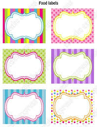 Printable Free Birthday Nutrition Facts Label Template Candy Shoppe Birthday Party Printable Food Labels Pink Green Blue Yellow Orange Great Your Party Started With These Bright And Fun C Diy Candy Candyland Labels