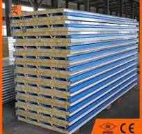 Soundproof/Fireproof Glass Wool +PU Wall/Roof Outer/Inner Sandwich Board  for Breeding Room/School
