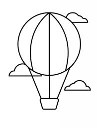Hot air balloon template illustration stock vector art. Free Printable Hot Air Balloon Coloring Pages For Kids Balloon Template Hot Air Balloon Craft Hot Air Balloon Drawing