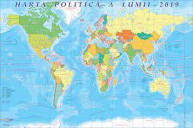 Laminarea pe ambele partii va da posibilitatea de a scrie/sterge (cu marker lavabil) orice informatie ce doriti sa treceti pe harta. Harta Politica A Lumii Expertharti