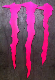 Pink Monster Energy Drink 12 Inch Pink Monster Energy Drink Logo M Symbol Metal Art Ornament Monster Energy Drink Logo Monster Energy Drink Monster Energy
