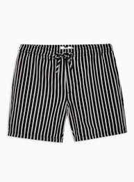 Black And White Striped Shorts Mens Black And White Stripe Pull On Shorts Cotton Boxer Shorts Men S Fashion Brands Striped Shorts