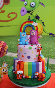 Baby Tv Cake By Violeta Glace Verjaardagstaart Verjaardag Taart