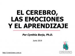 Portada El Cerebro Las Emociones Y El Aprendizaje