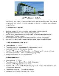 3 pndirian notary imas, as well as the deed of amendment no. Lowongan Kerja Rs Mata Primasana Universitas Esa Unggul