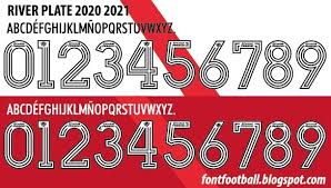 River plate is taking part in uruguayan primera división. Font Football Font Vector River Plate 2020 2021 Kit