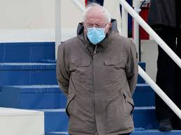 Senator bernie sanders stole the show at joe biden's inauguration by looking very cozy. Zyanfojt14f2rm
